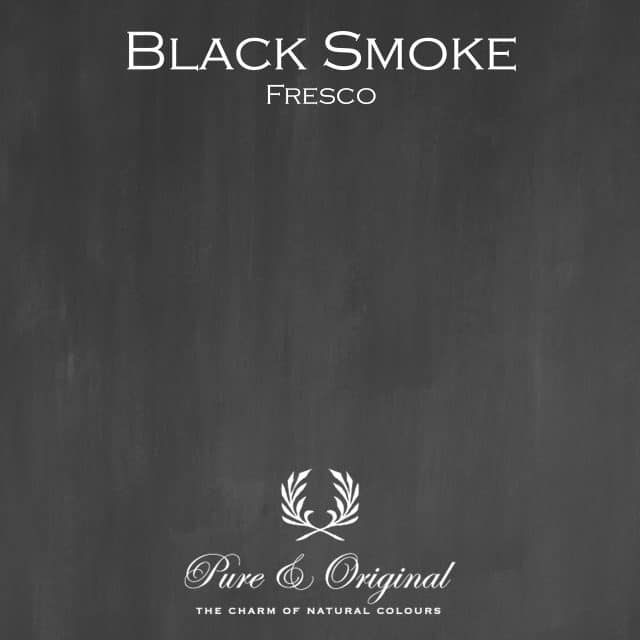 Black Smoke Fresco Lime Paint Pure Original 1