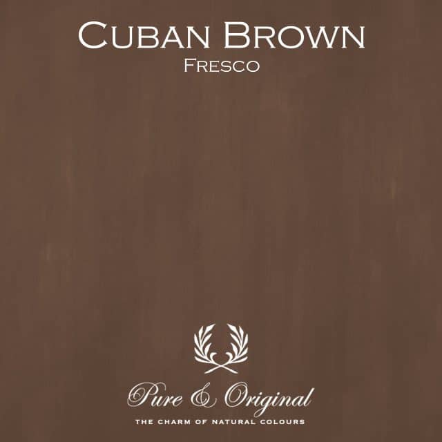 Cuban Brown Fresco Lime Paint Pure Original