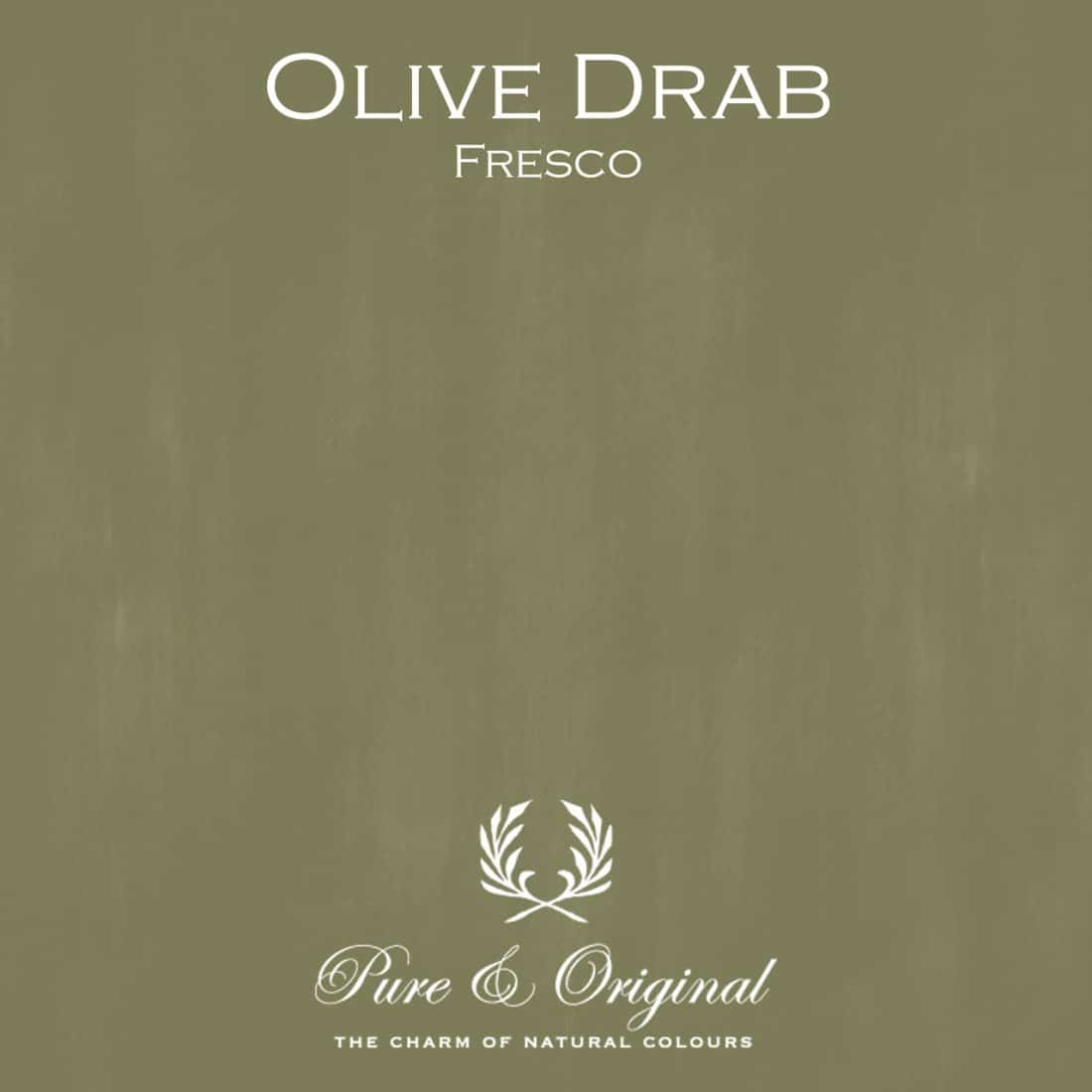 Olive Drab Fresco Lime Paint Pure Original