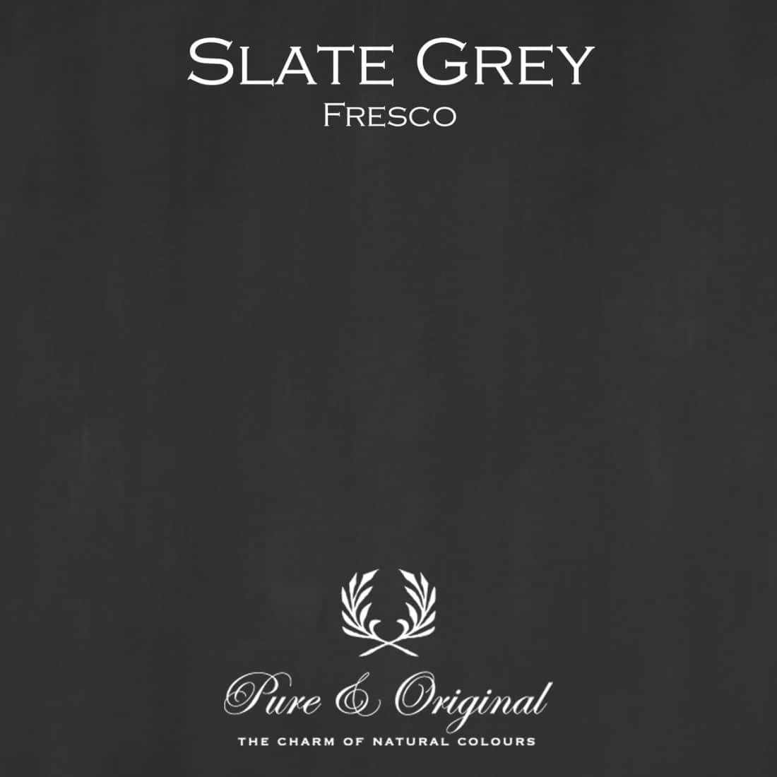 Slate Grey Fresco Lime Paint Pure Original